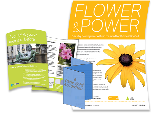 indesign a5 leaflet