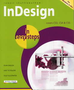 Adobe InDesign in easy steps book cover