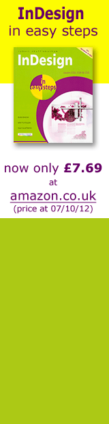 indesign in easy steps book
