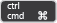 control or command key